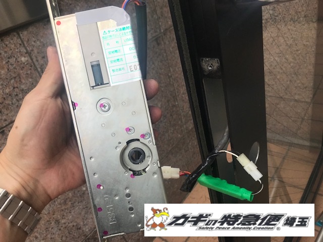 オートロックマンションの鍵修理（MIWA BAN-BS1 エラー表示３　オートロックの電気錠が閉まらない！東京都大田区）