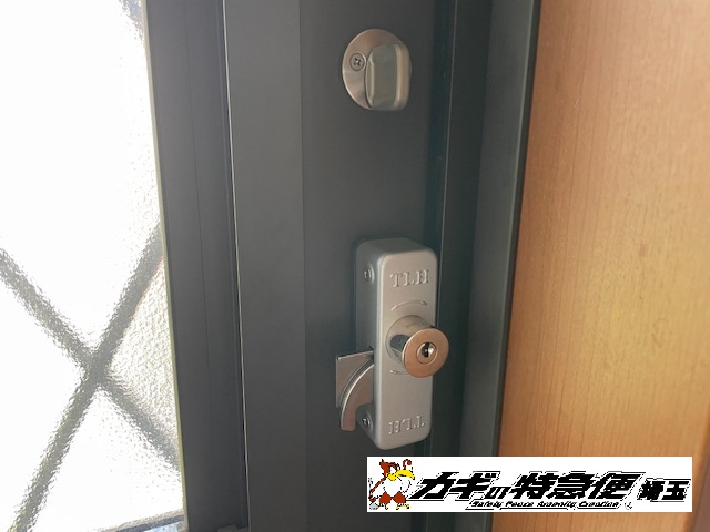 鍵取付け(認知症の徘徊対策の鍵を取り付け!勝手に出て行ってしまう/埼玉県さいたま市)